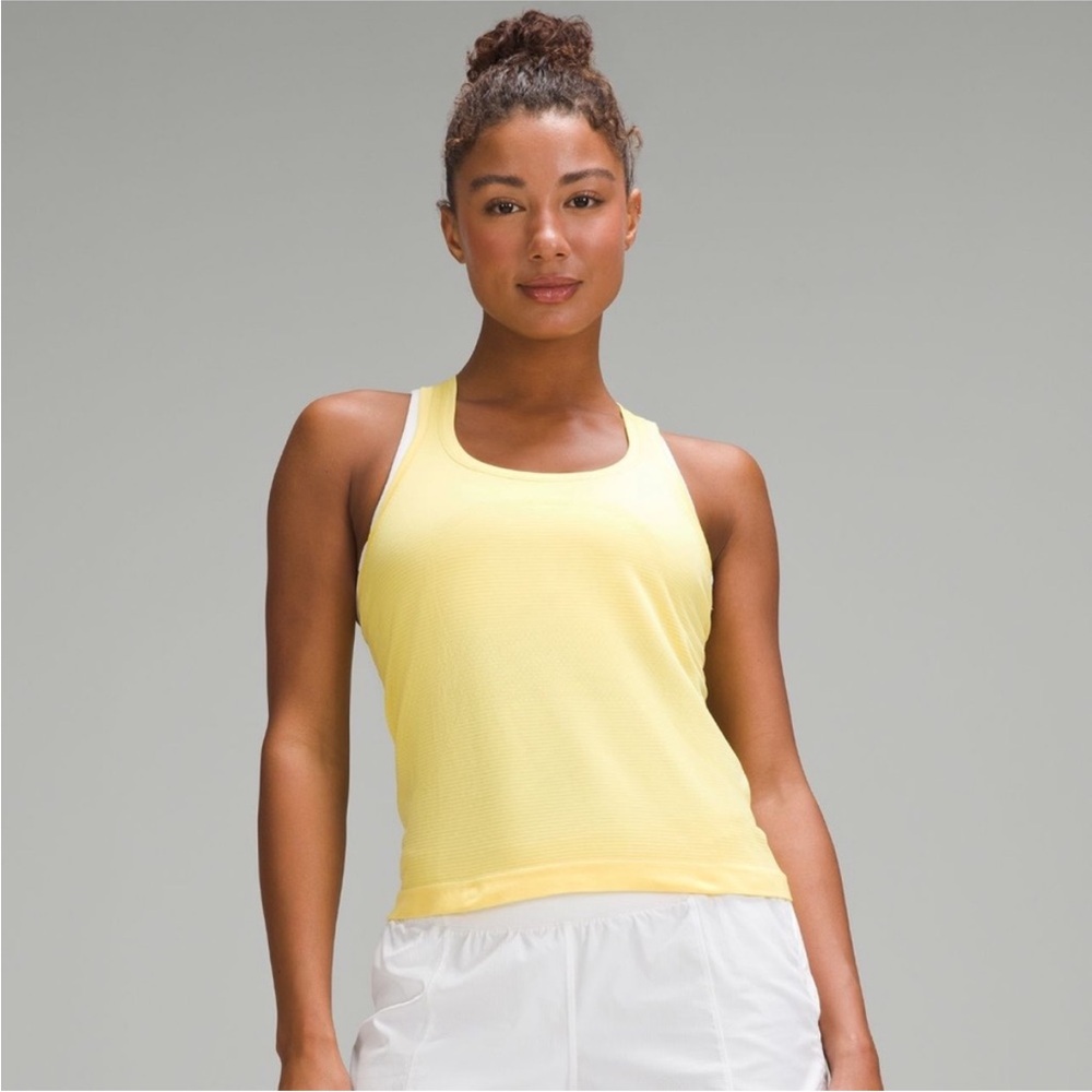Lululemon Swiftly Tech Racerback 2.0 *Race Length, Beaming Yellow